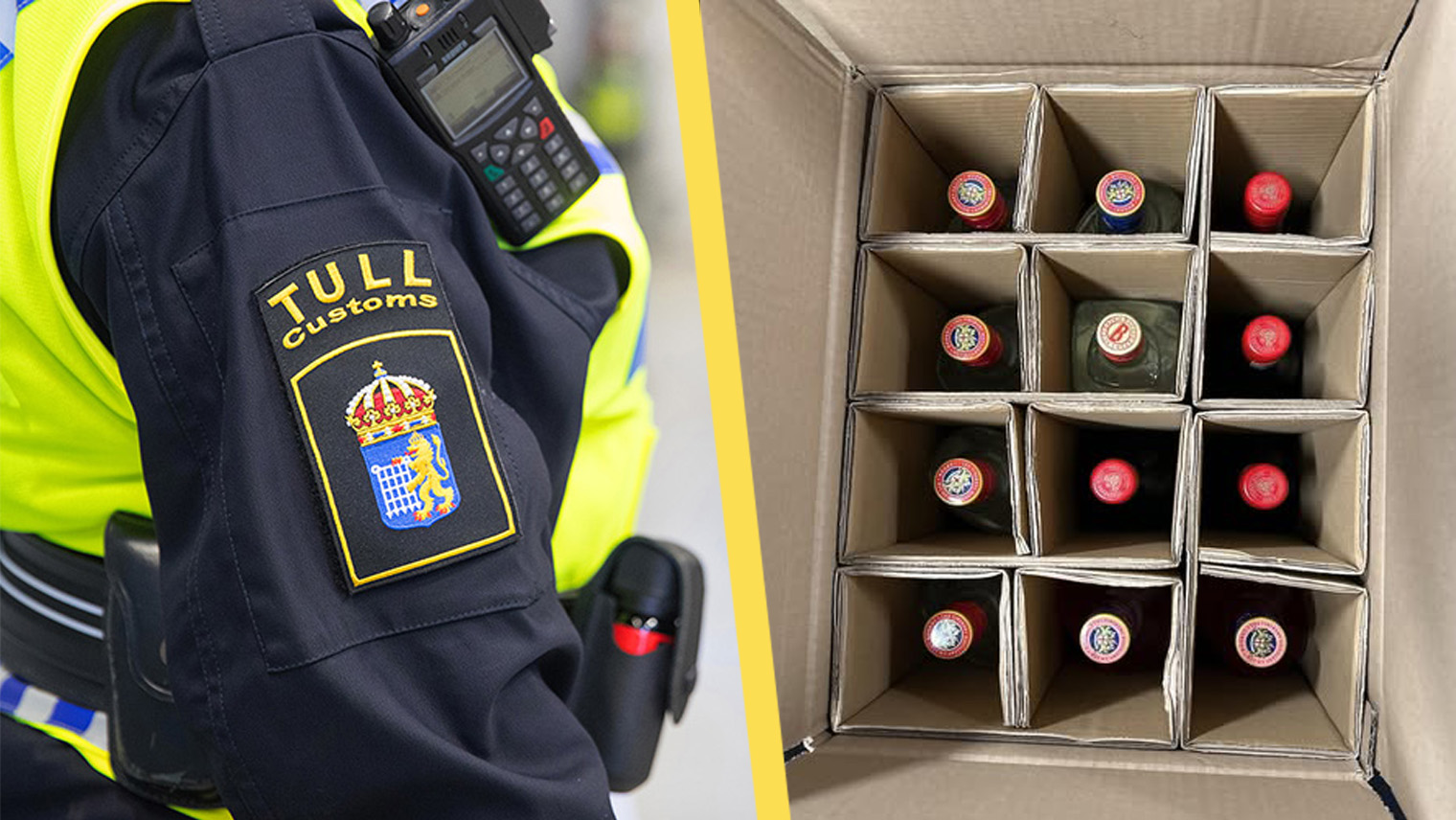 Tullverket Skryter Om 12 Flaskor Beslagtagen Sprit H nas 20 