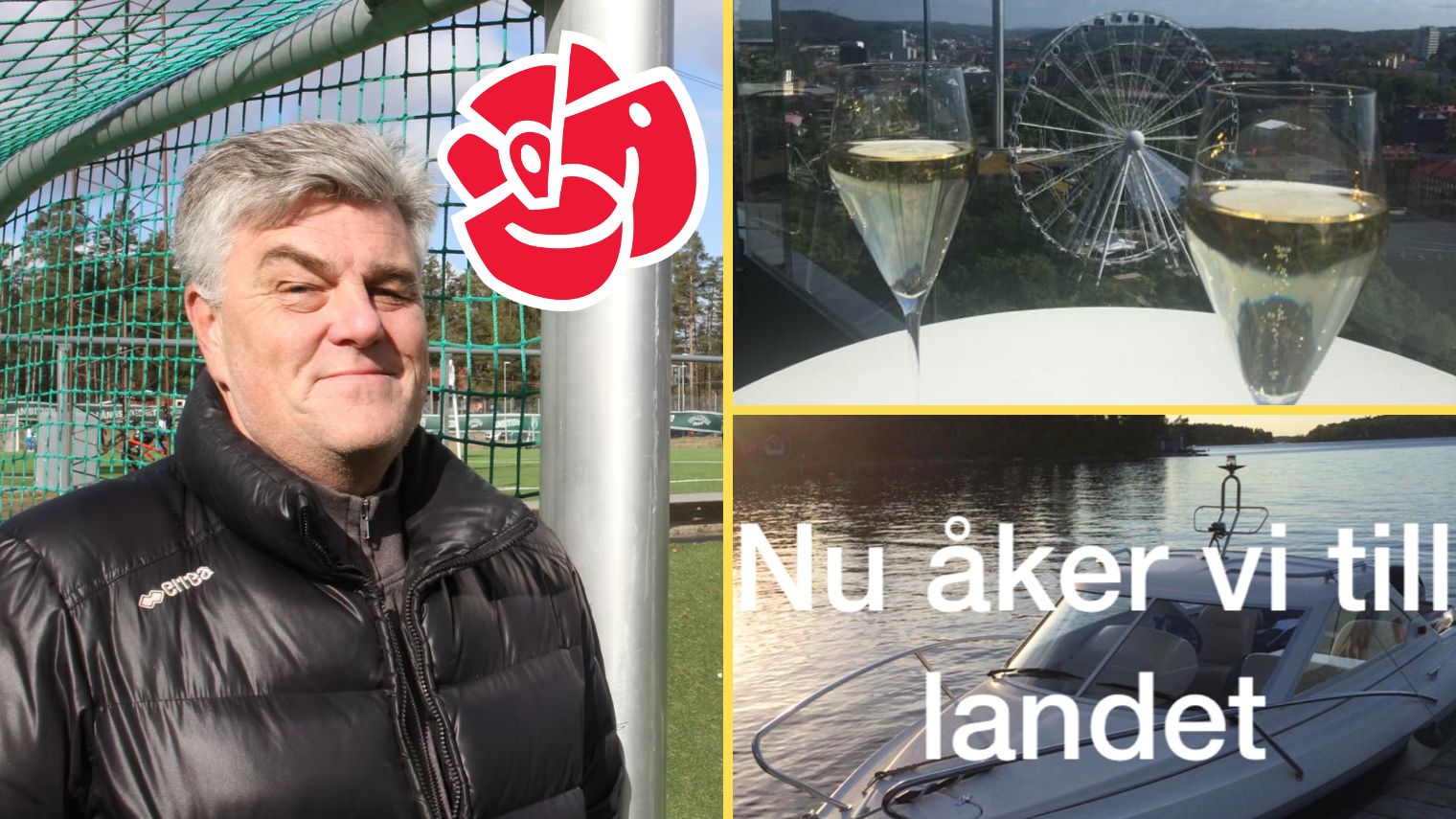 Michele Di Dato (S) / Bilder från hans Facebook. Foto: Tullinge fotboll / Faksimil Facebook