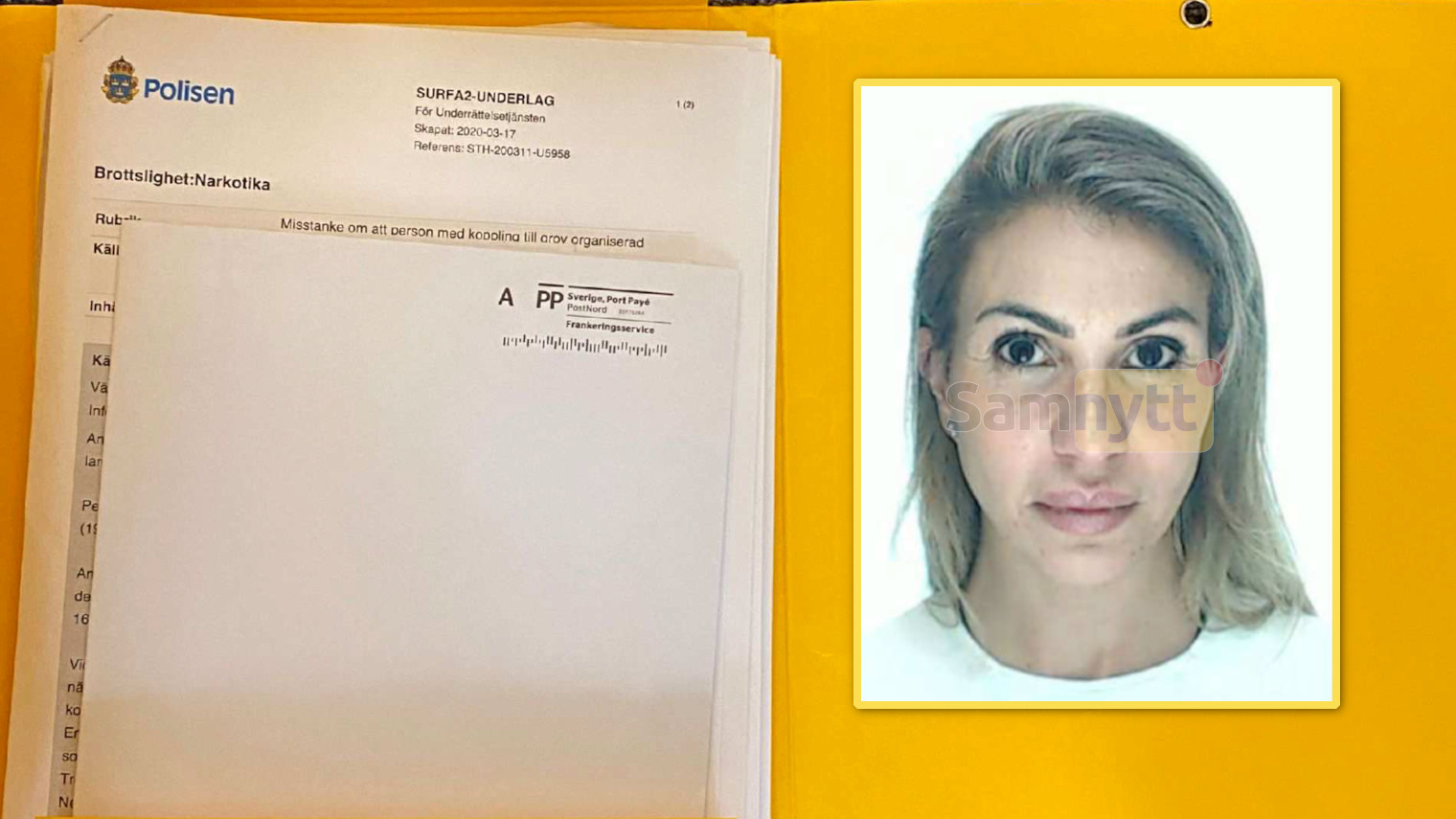 Arabisk kvinna på polisen läckte till kriminella – döms