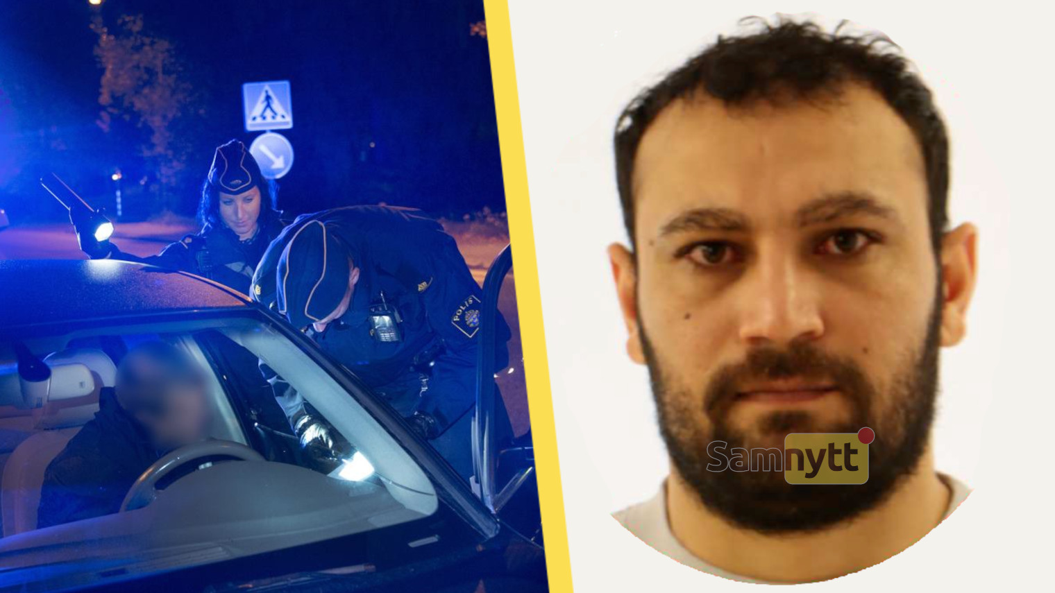 Genrebild (t.v) och den dömde våldtäktsmannen (t.h). Foto: Polisen
