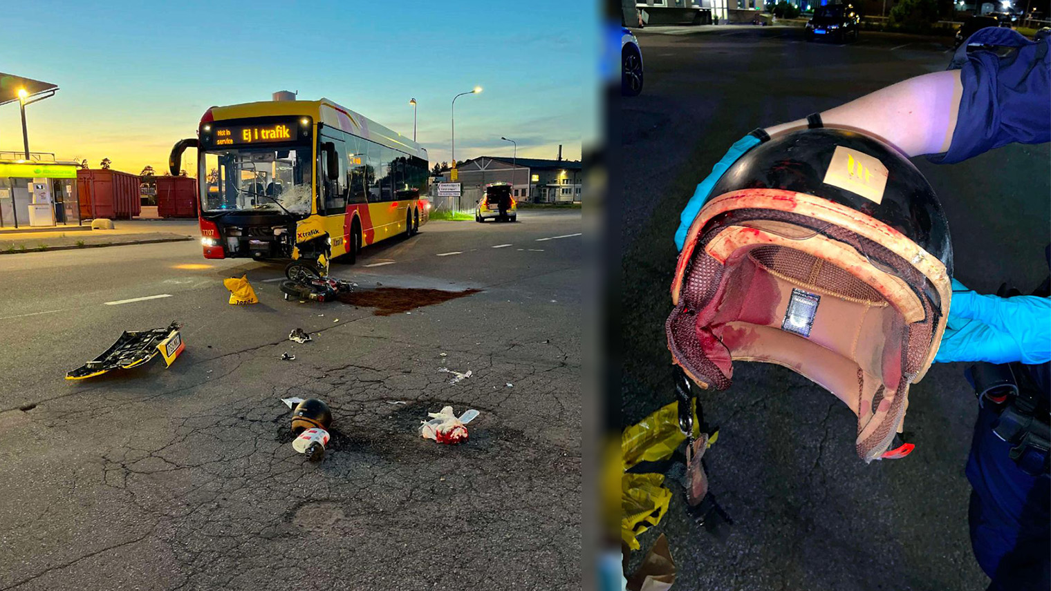 Syrisk busschaufför körde ihjäl mopedist – tittade i mobilen i stället för på vägen