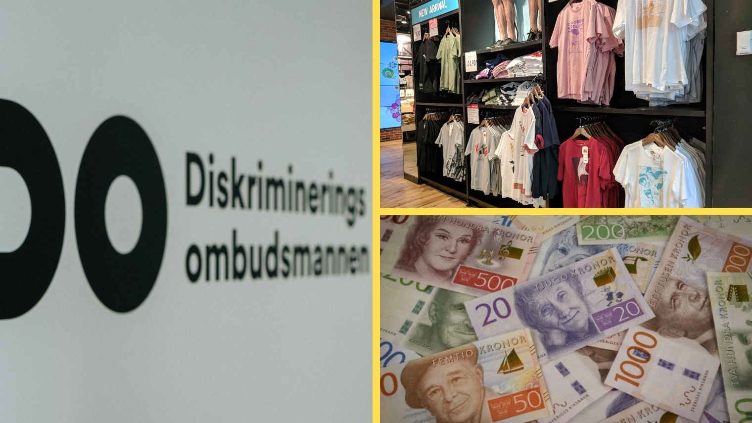 Man fick inte sälja kvinnokläder och blev kränkt – DO: Diskriminering