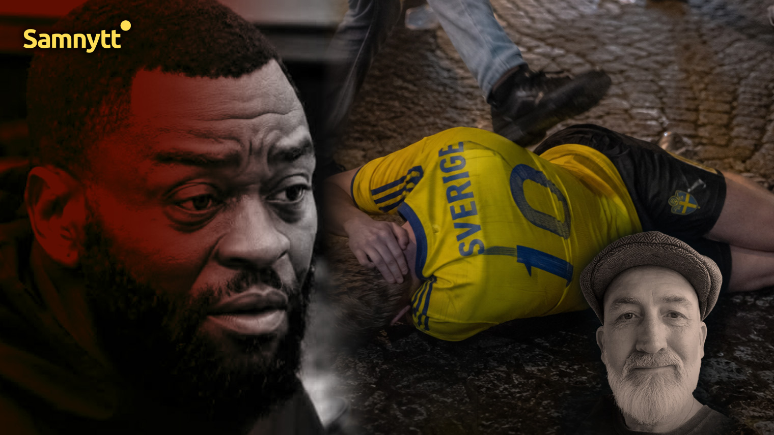 Den kongolesiska gärningsmannen till mordet på Christian Zedig. Grafik: Samnytt