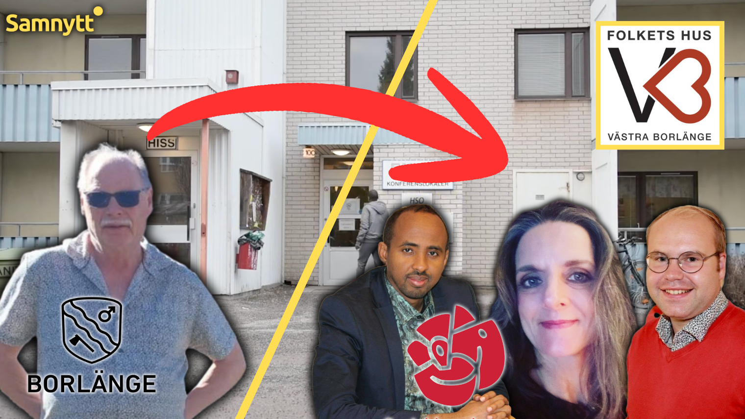 Skandalföreningen som blåste kommunen på halv miljon. Foto: Faksimil Youtube, Facebook och Linkedin.