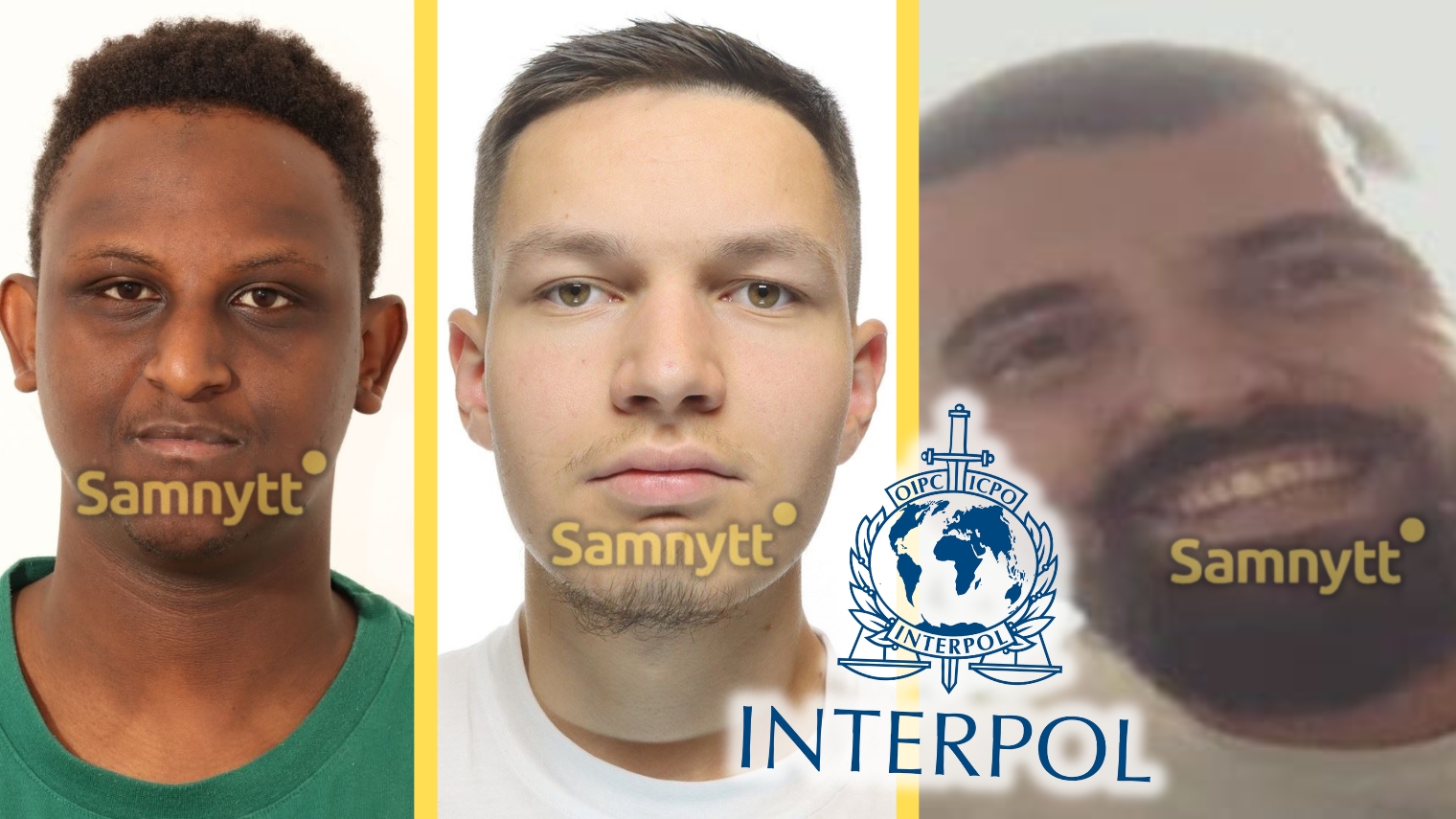 Montage av Samnytt. Foto: Polisen