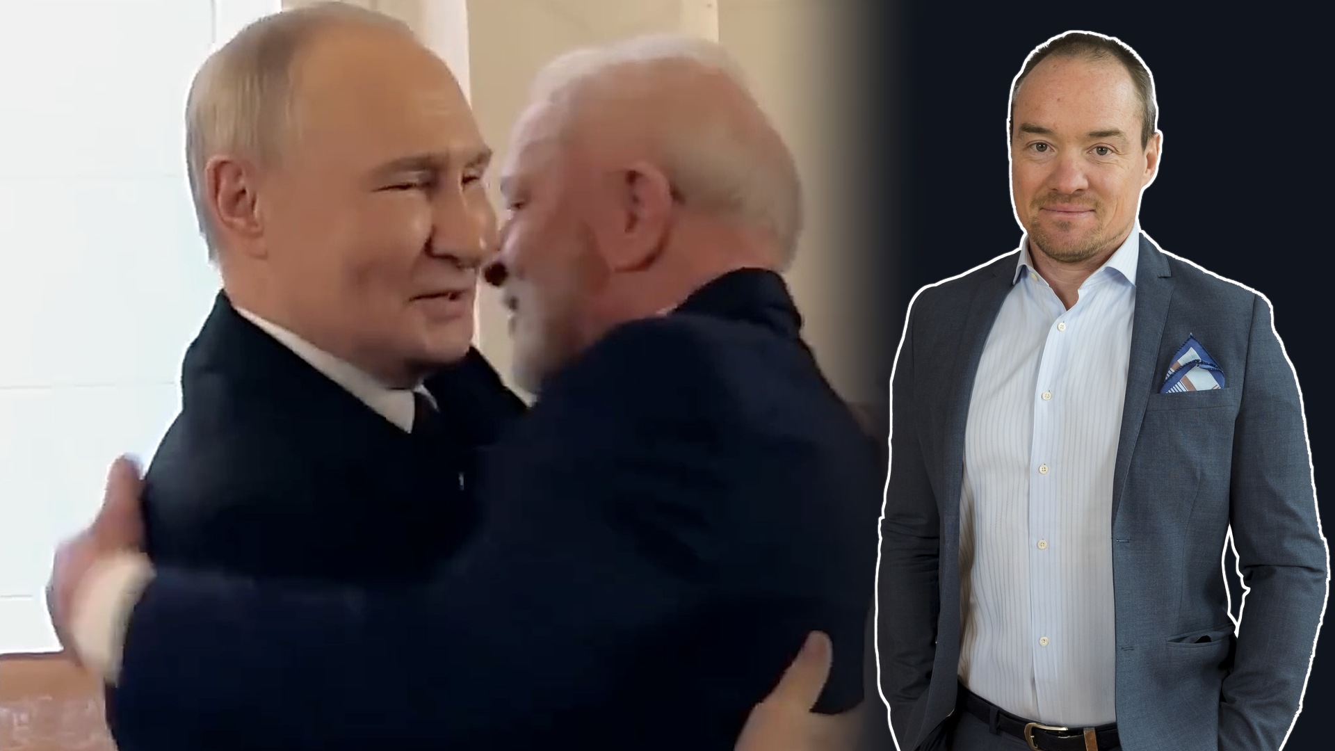 Vladimir Putin och Luiz Inácio Lula da Silva i Moskva. Foto: Kreml / Montage: Samnytt
