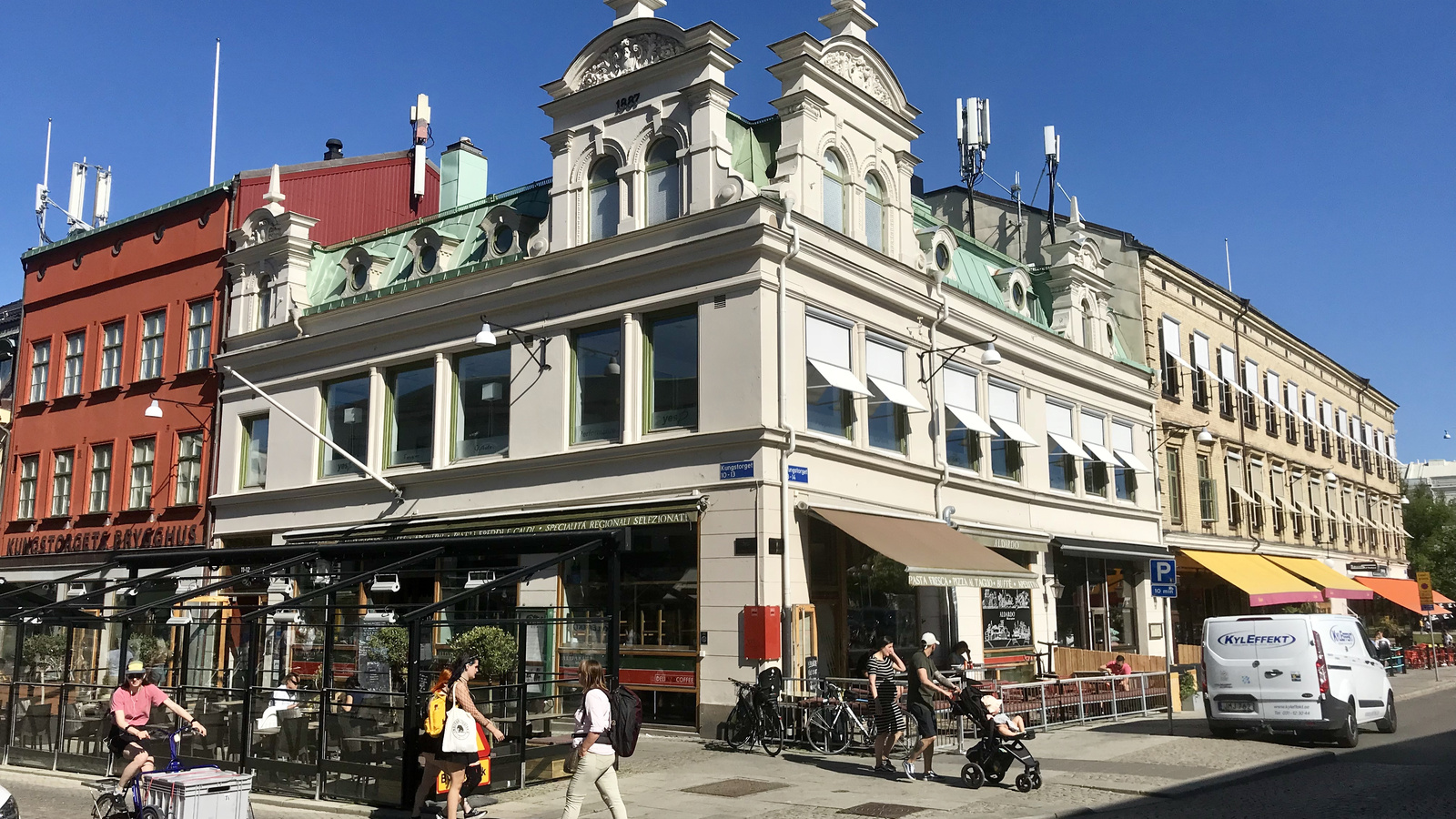 Kungstorget i centrala Göteborg
