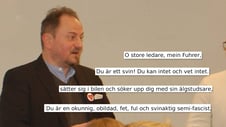 Artikelbild för artikeln: "O store ledare, mein Fuhrer" – lokale S-toppens urspårade helg