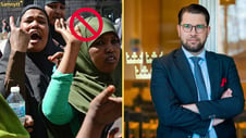 Artikelbild för artikeln: SD: Förbjud slöjor på allmän plats