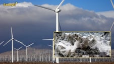 Artikelbild för artikeln: Asbest upptäckt i Vattenfalls vindkraftverk