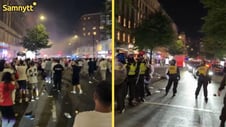 Artikelbild för artikeln: Våldsamma kravaller i London efter Marockos VM-exit