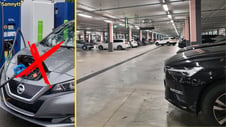 Artikelbild för artikeln: Matbutiken förbjuder elbilar från takparkering