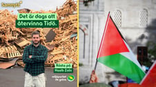 Artikelbild för artikeln: Miljöpartist skrek "Free Palestine" under debatt - blev utkastad