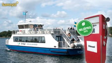 Artikelbild för artikeln: SL:s prisbelönta elfärja körs på DIESEL – miljökraven följs inte