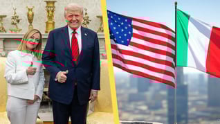 Artikelbild för artikeln Meloni hos Trump: Gör väst stort igen