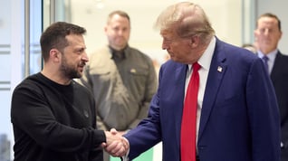 Artikelbild för artikeln: Trump lovar nya vapen till Ukraina: "EU betalar, vi betalar inget"