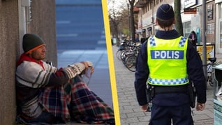 Artikelbild för artikeln Polisen: Ge inte pengar till tiggare