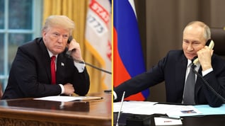 Artikelbild för artikeln Trump och Putin i nytt telefonsamtal - Ryssland backar inte från sina mål