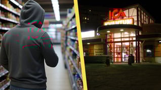 Artikelbild för artikeln Stöld och hot vardag för Ica-handlare: "Tappat den moraliska kompassen"