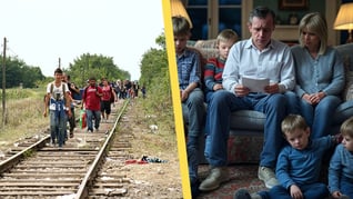 Artikelbild för artikeln Familjer kastas ut för att ge plats åt illegala invandrare