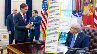 Artikelbild för artikeln: Trump lovar nya vapen till Ukraina: "EU betalar, vi betalar inget"