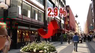 Artikelbild för artikeln Inflationen stiger oväntat – kan påverka räntan
