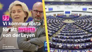 Artikelbild för artikeln: M-topp attackerar SD efter von der Leyen-kritik: Regeringsodugliga