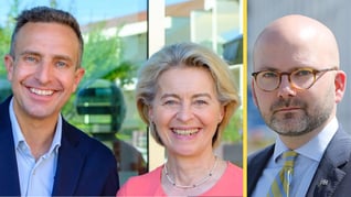 Artikelbild för artikeln: M-topp attackerar SD efter von der Leyen-kritik: Regeringsodugliga