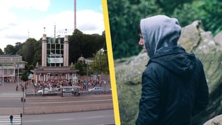 Artikelbild för artikeln Stökigt på nöjespark - rekordmånga utkastade