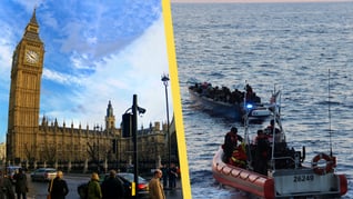 Artikelbild för artikeln Storbritannien stoppar familjeåterföreningar för asylsökande