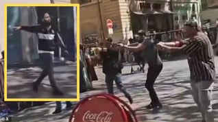 Artikelbild för artikeln VIDEO: Fransk polis eliminerar tunisier efter knivdåd