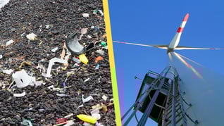Artikelbild för artikeln Haveri i vindkraftspark - rotorblad lossnade