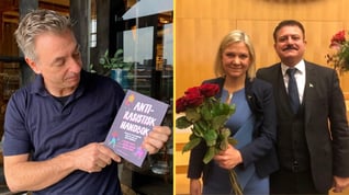 Artikelbild för artikeln: Ilska när demonstranter protesterar utanför judisk skola