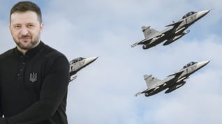 Artikelbild för artikeln Sverige och Saab vill bygga Jas Gripen i Ukraina