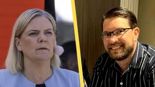 Artikelbild för artikeln Kraftigt tapp för oppositionen - SD rusar