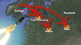 Artikelbild för artikeln: Försvarets rapport: Skaffa missiler som kan nå Moskva