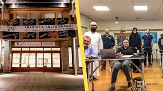 Artikelbild för artikeln Protester mot nedläggning av muslimsk folkhögskola