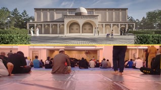 Artikelbild för artikeln Efter hot - moské ändrar byggmaterial