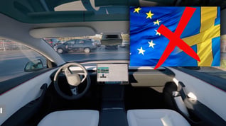 Artikelbild för artikeln Sverige bromsade EU-godkännande av Teslas självkörning