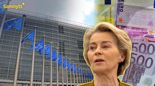 Artikelbild för artikeln: EU:s skuld rusar mot 1 000 miljarder euro - nu vill Bryssel se nya skatter