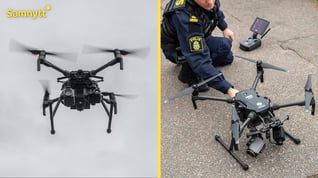 Artikelbild för artikeln Polisen placerar drönare på hustak