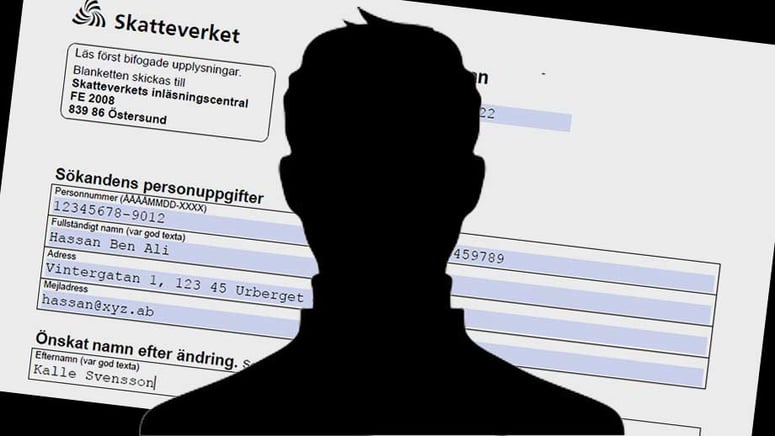 Artikelbild för artikeln: Utlänningar byter till svenska namn för att lättare begå brott