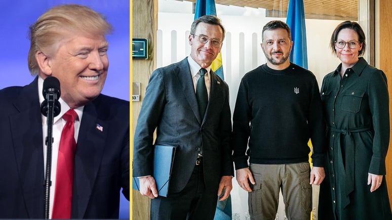 Artikelbild för artikeln: Trump: Zelenskyj är en diktator - Kristersson höll pressträff: Felaktig beskrivning