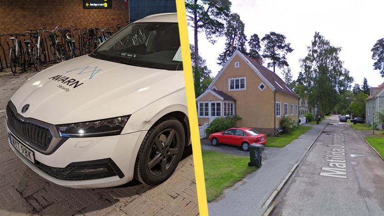 Artikelbild för artikeln: Boende varnades för P-böter på egna uppfarter