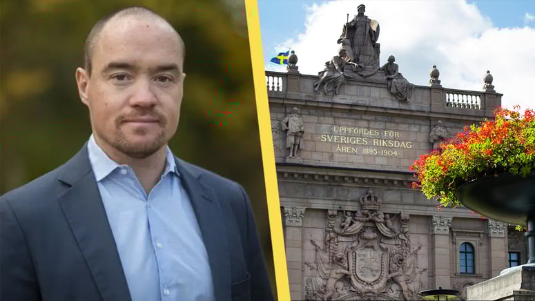 Artikelbild för artikeln: Kent Ekeroth föreslås göra comeback i riksdagen