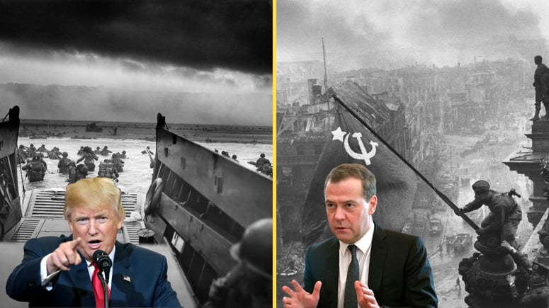 Artikelbild för artikeln: USA och Ryssland tjafsar om vem som gjorde grovjobbet i segern över Nazityskland