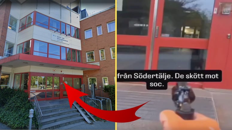Artikelbild för artikeln: VIDEO: Här beskjuts socialkontoret i invandrartäta staden