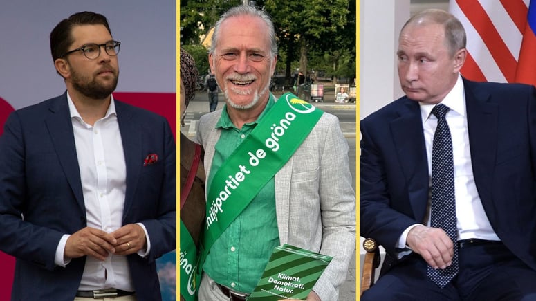 Artikelbild för artikeln: Miljöpartiet: Putin jublar när Åkesson förnekar klimatkrisen