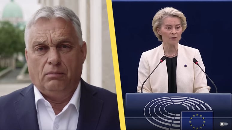 Artikelbild för artikeln: Orbán om von der Leyen: "Hon tjänar inte medlemsstaterna – hon tjänar en agenda"