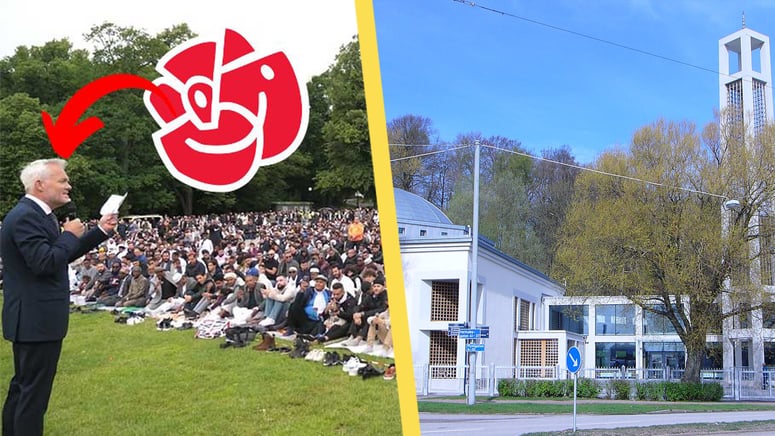 Artikelbild för artikeln: S-topp backar skandalmoské trots islamistkopplingar